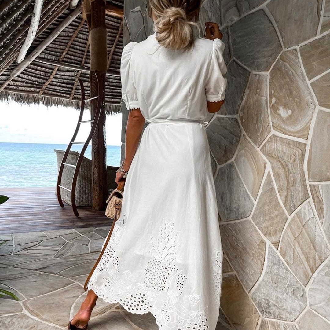 LAGERTHA - Elegante zomerse maxi jurk
