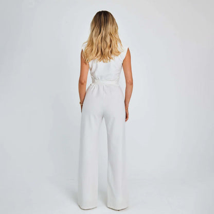 ANASTASIA - Modieuze zomerse jumpsuit met losse pijpen