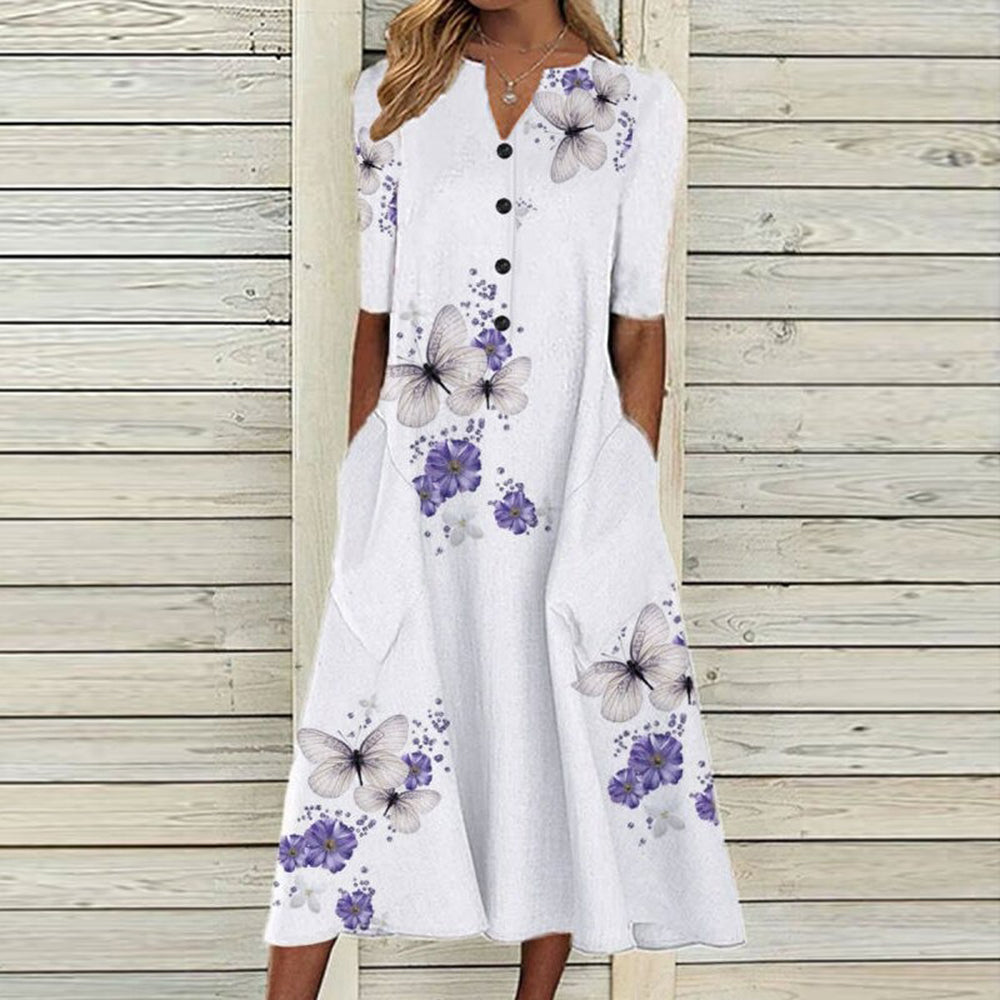 Destiny - Zomerse Bloemen Jurk
