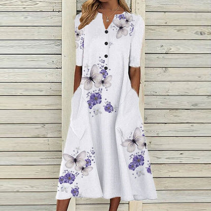 Destiny - Zomerse Bloemen Jurk