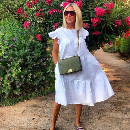 INGRID - Luchtige zomerse casual midi-jurk