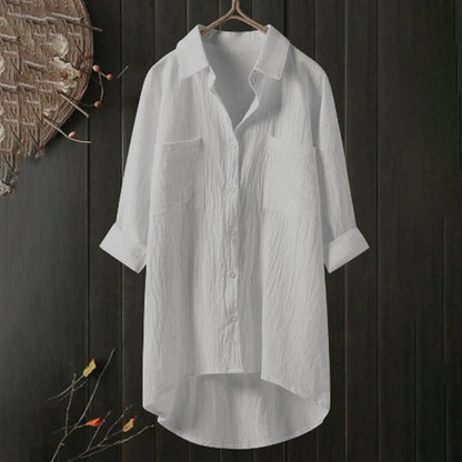 DAPHNE - Luchtige blouse met lange mouwen voor de zomer