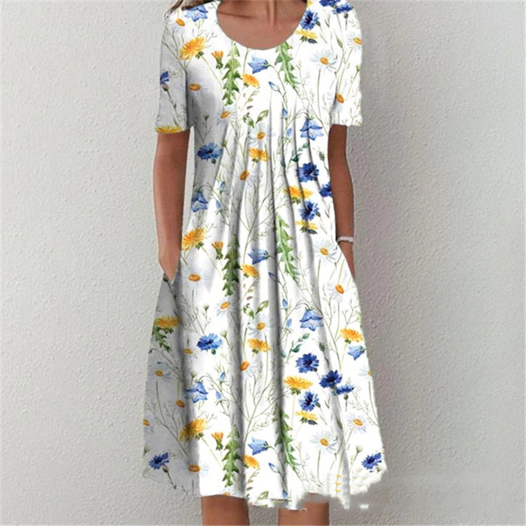 EBERTA - Casual floraaljurk voor de zomer