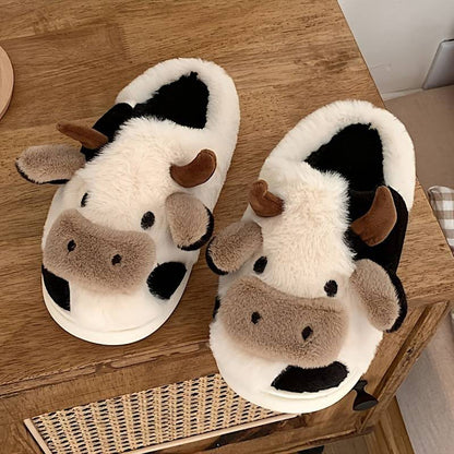 NICOLE - Zomerse koeien pantoffels