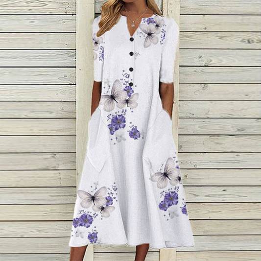 ROZA - Comfortabele casual zomerjurk