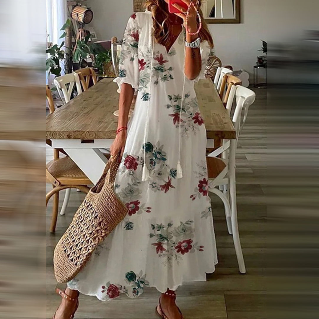 JANNE - Boho maxi zomerjurk