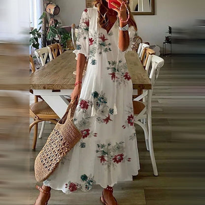 JANNE - Boho maxi zomerjurk