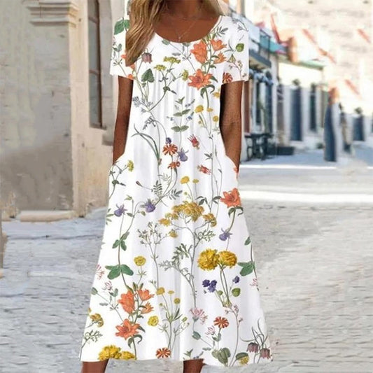 MINA - Casual bloemenjurk voor de zomer