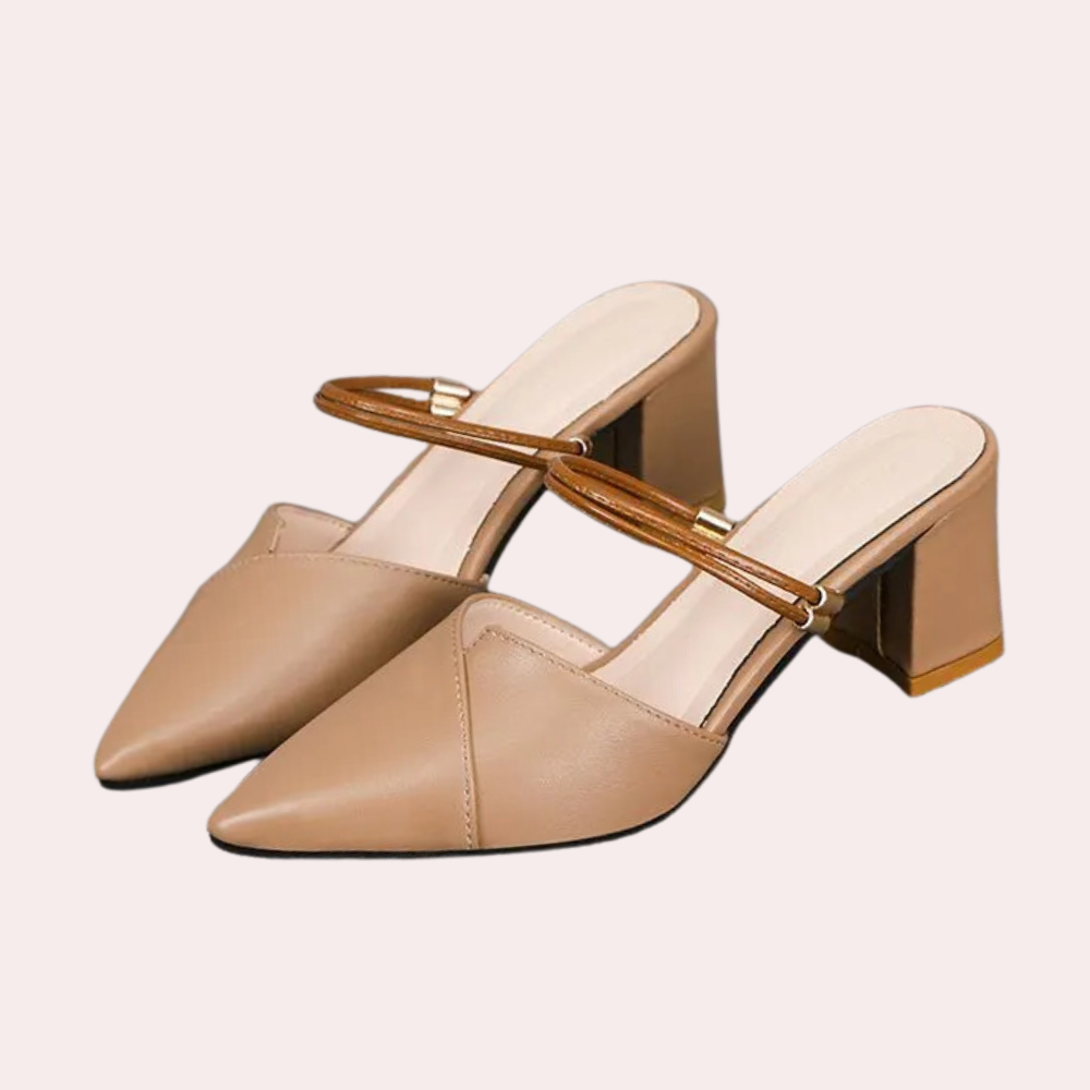 Elegante zomersandalen met hak voor dames