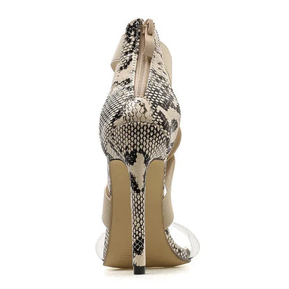 Elegante zomersandalen met kruisband voor dames