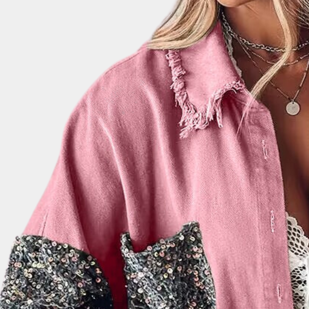 DELILAH - Luxe Paillettenjasje voor Dames - Perfect voor de Zomer