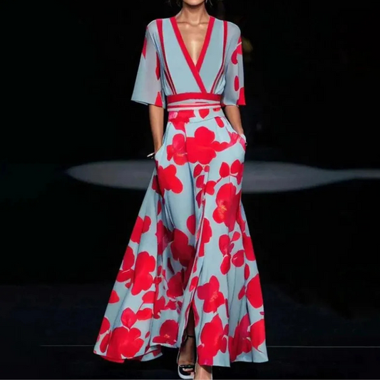 JANICE - Moderne Zomer Bloemenjurk voor Dames